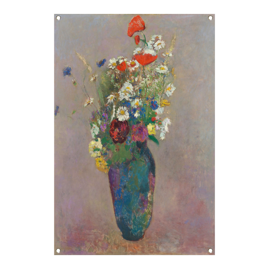 Vase with Flowers - Odilon Redon tuinposter