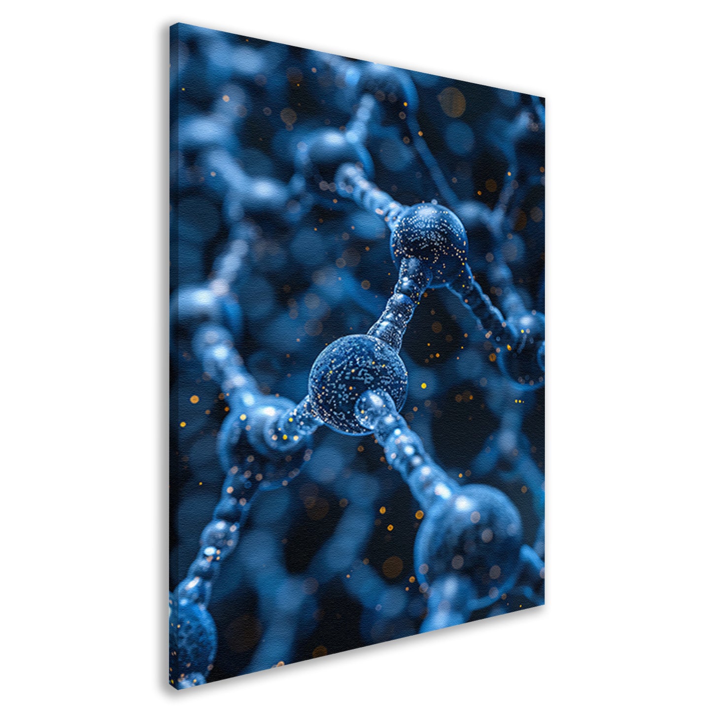 Abstract Moleculaire Dans canvas