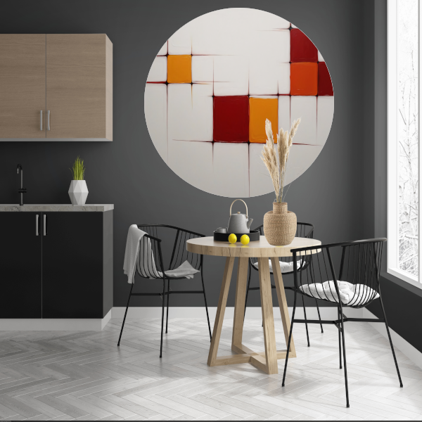 Abstract Minimalistisch Kleurenspel forex muurcirkel