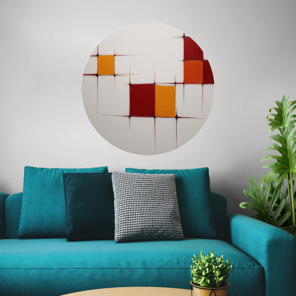 Abstract Minimalistisch Kleurenspel forex muurcirkel