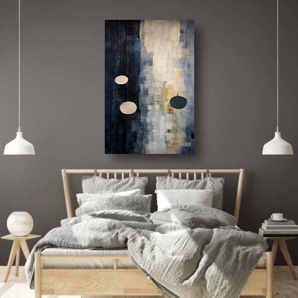Drie cirkels, minimalistische muurdecoratie poster