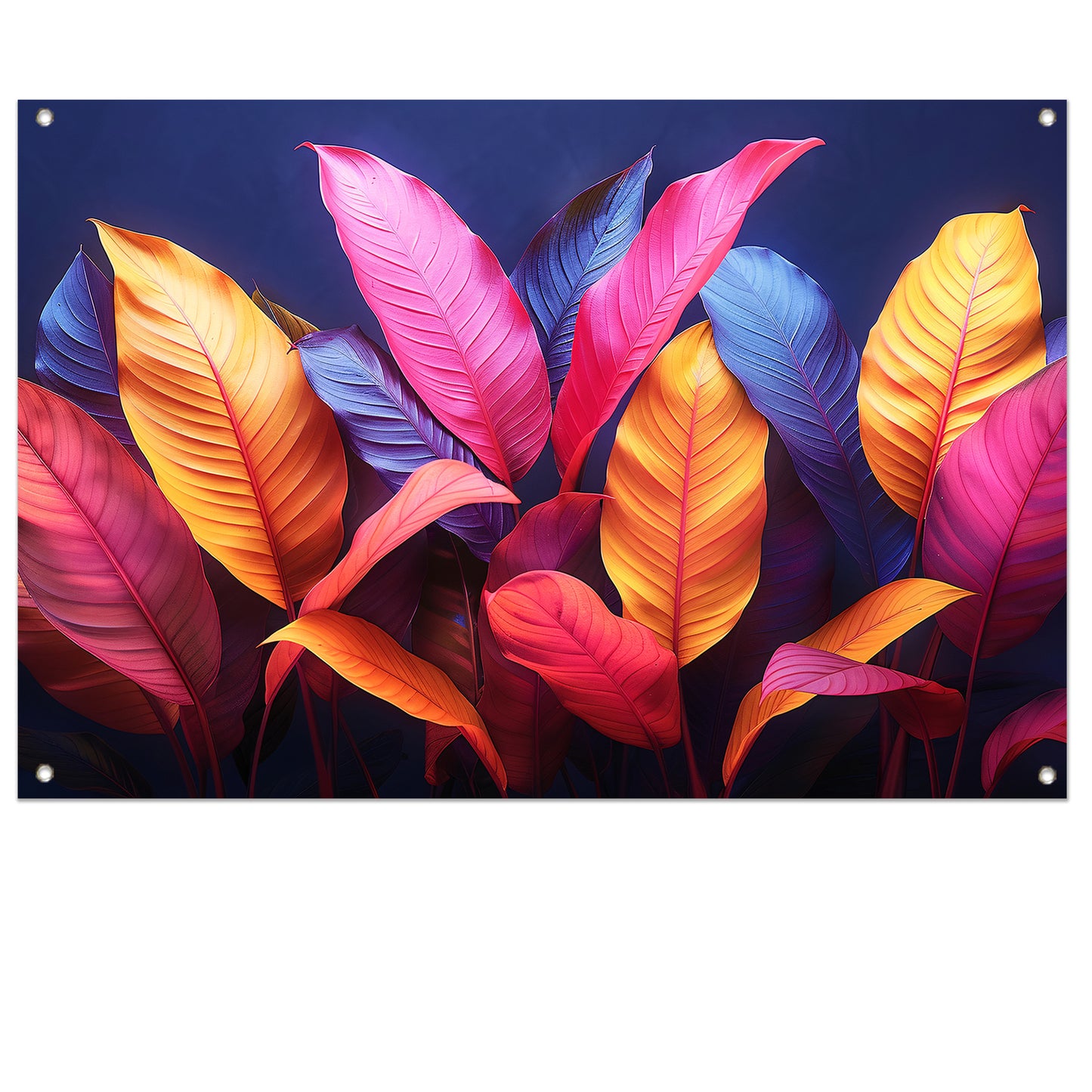 Abstract Bladeren Compositie tuinposter