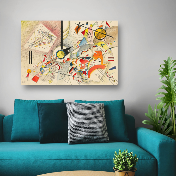 Ongetiteld - Wassily Kandinksy canvas met baklijst