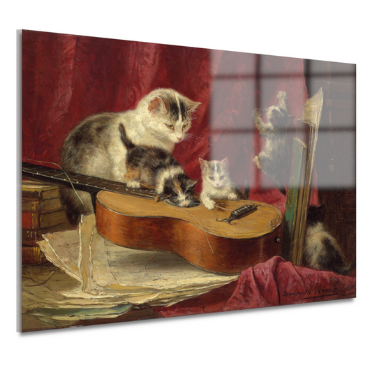 Muziek maken - Henriëtte Ronner-Knip acrylglas