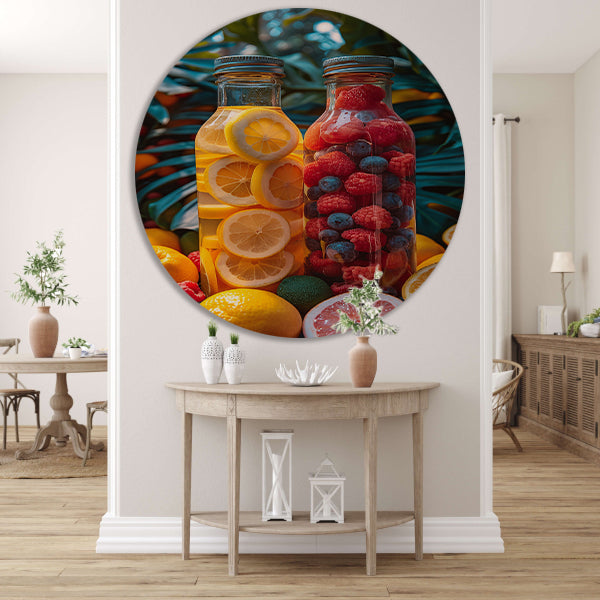Fruitinfuus met Citroen en Bessen forex muurcirkel