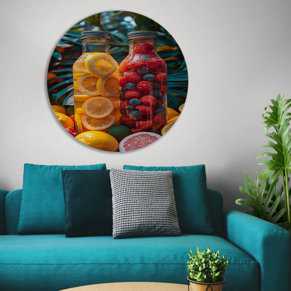 Fruitinfuus met Citroen en Bessen forex muurcirkel