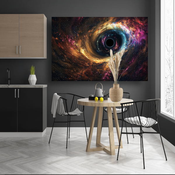 Zwart Gat in Sterrenstelsel canvas