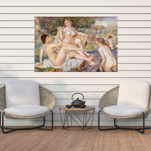 De grote zwemmers - Pierre-Auguste Renoir tuinposter