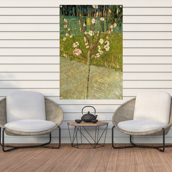 Amandelboom in bloei - Vincent van Gogh tuinposter