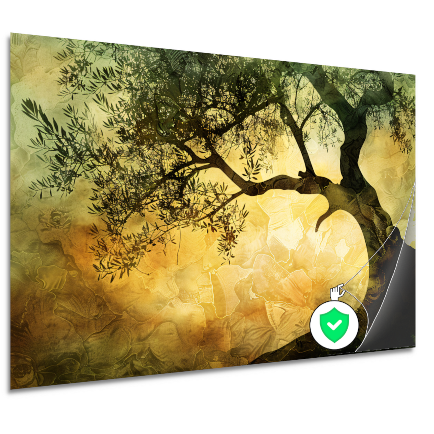 Zonnebloemenboom van Van Gogh poster