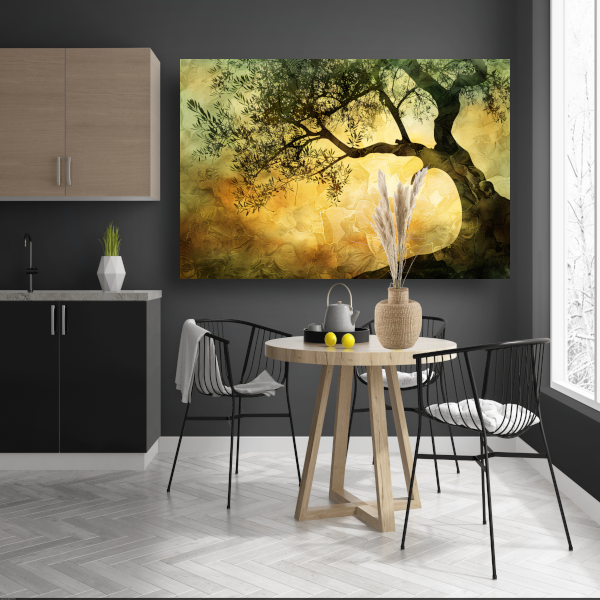 Zonnebloemenboom van Van Gogh poster