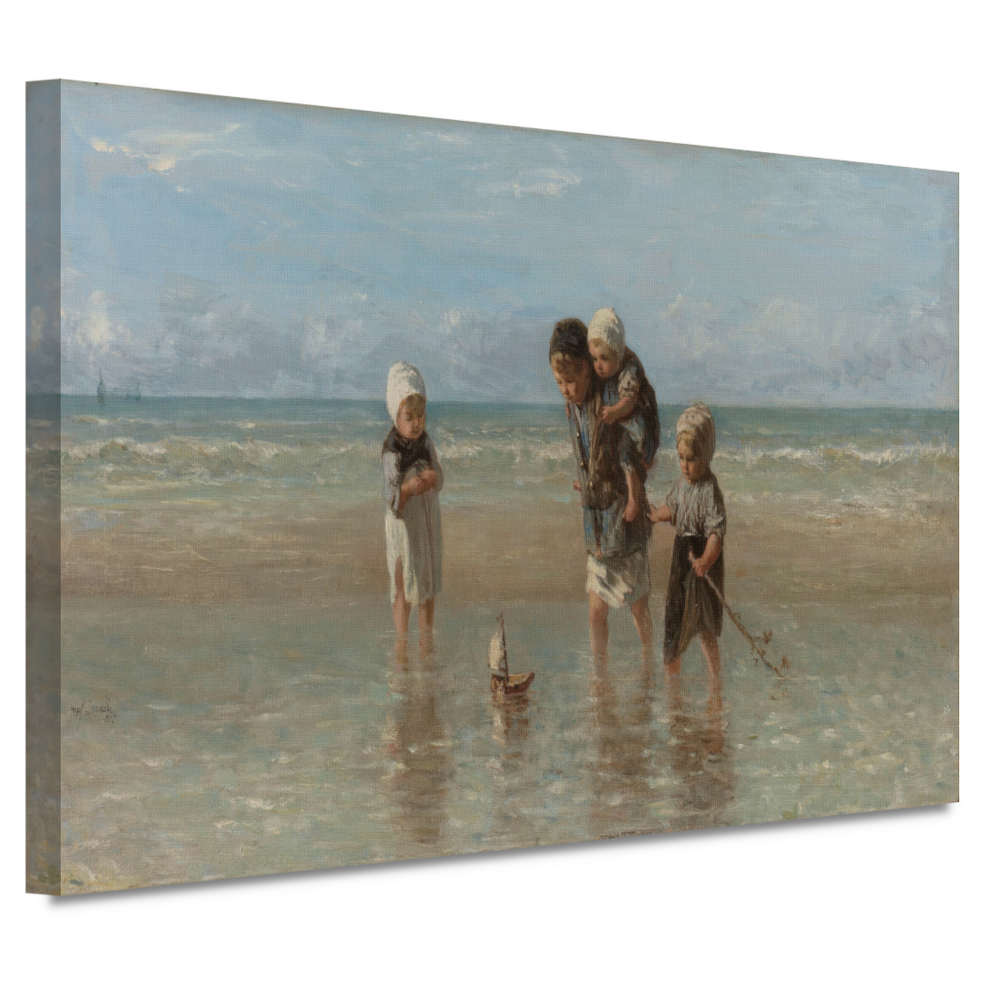 Kinderen der Zee - Jozef Israëls canvas