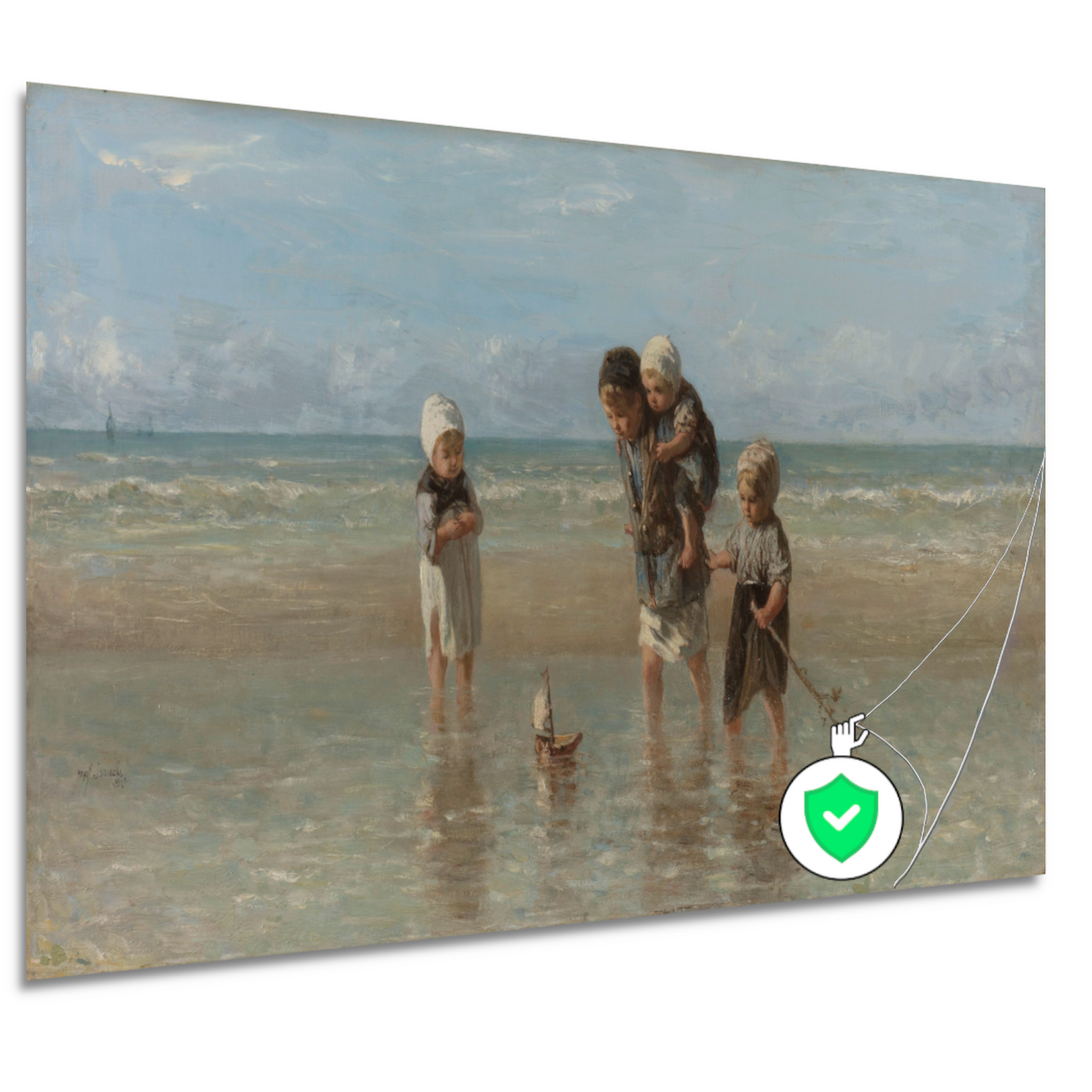 Kinderen der Zee - Jozef Israëls poster