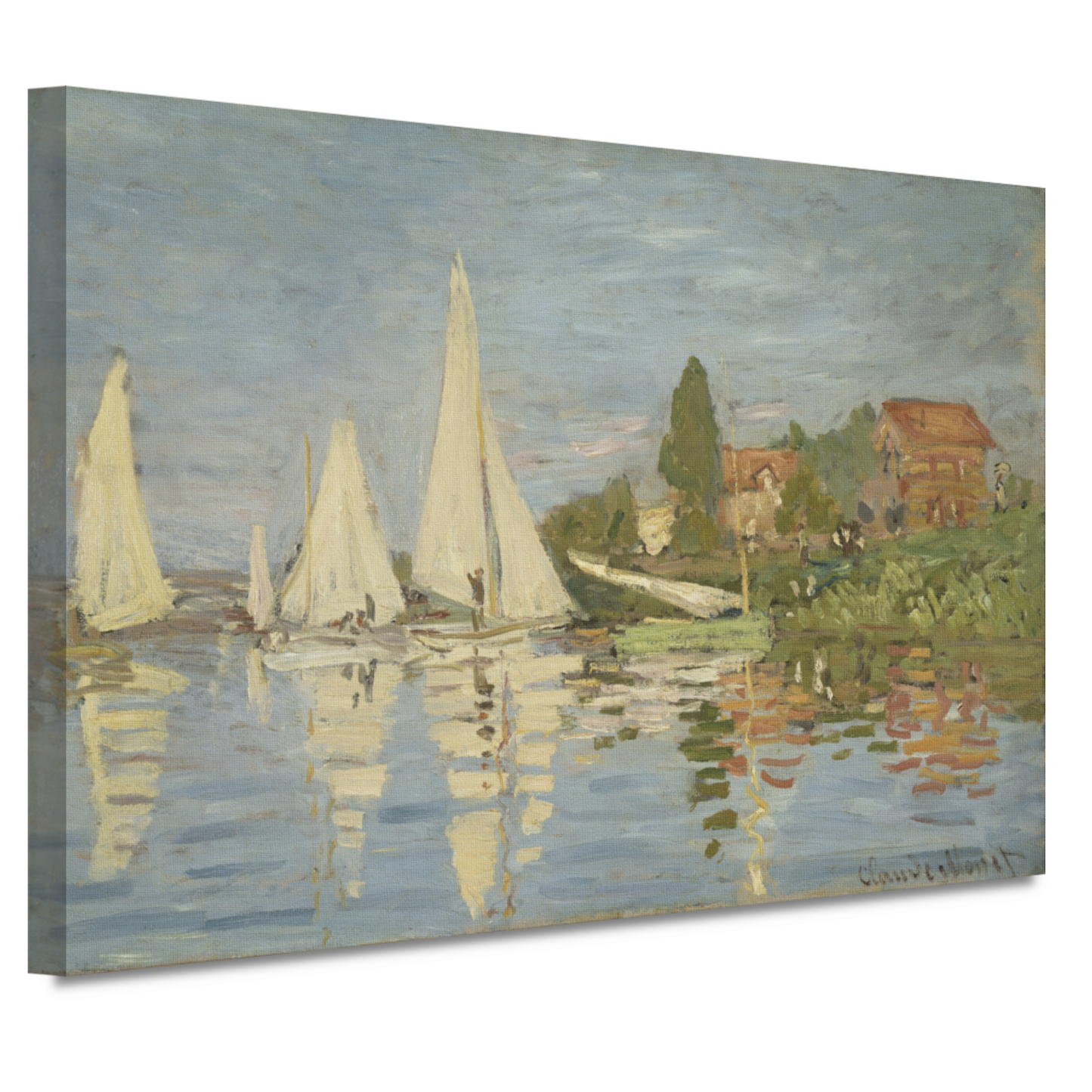 Regattas in Argenteuil - Claude Monet canvas