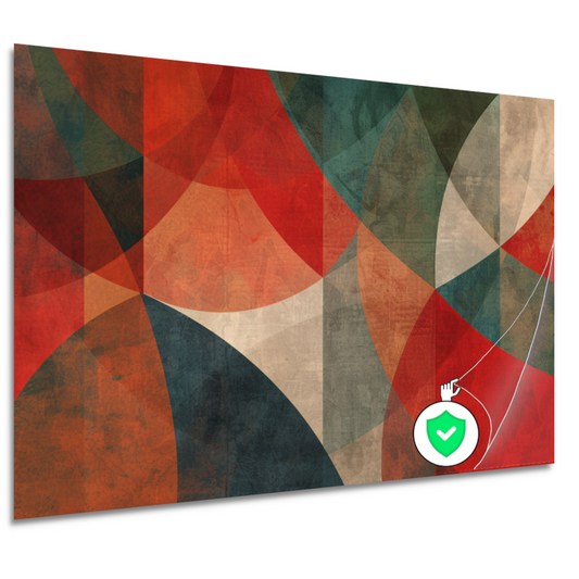 Primaire Kleuren Cirkels poster