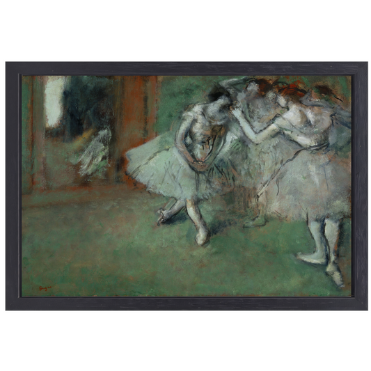 Een groep dansers - Edgar Degas canvas met baklijst
