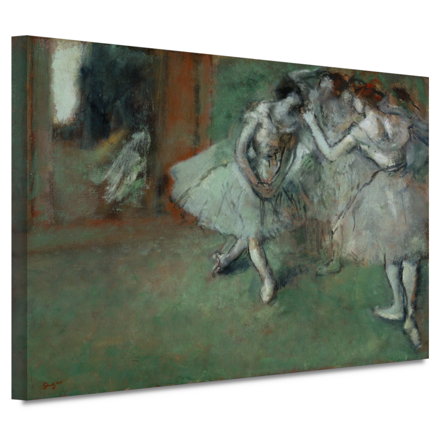 Een groep dansers - Edgar Degas canvas