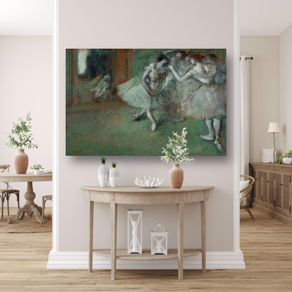Een groep dansers - Edgar Degas canvas