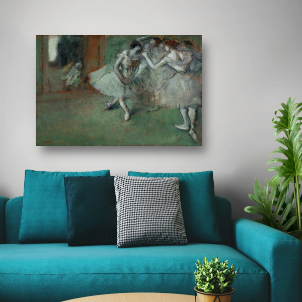 Een groep dansers - Edgar Degas canvas