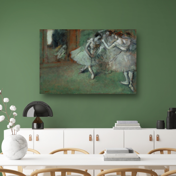 Een groep dansers - Edgar Degas poster