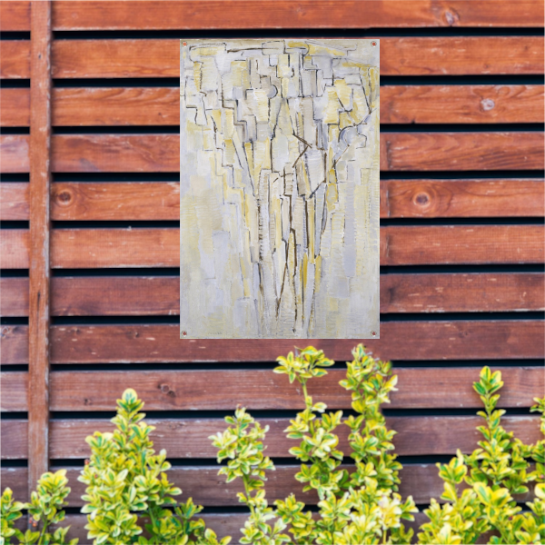 Boom - Piet Mondriaan tuinposter