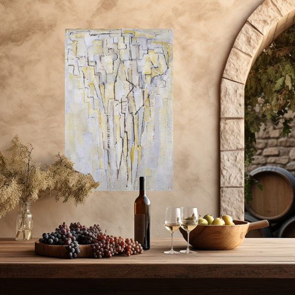 Boom - Piet Mondriaan tuinposter