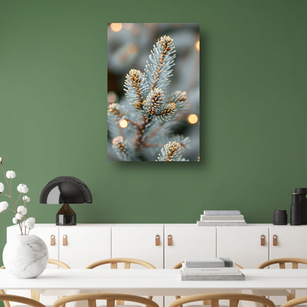 Wintertak met Warme Lichtjes canvas