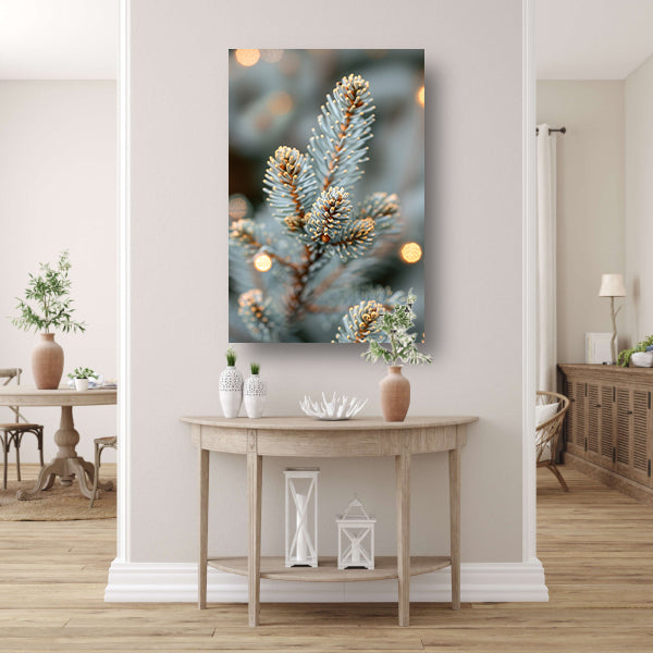 Wintertak met Warme Lichtjes canvas