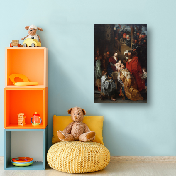 De Aanbidding der Koningen - Peter Paul Rubens canvas