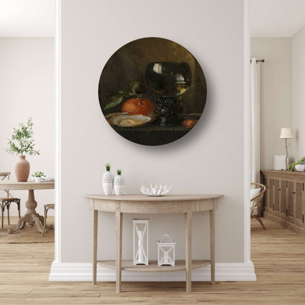 Oesters en wijn - Jan Davidsz. de Heem forex muurcirkel