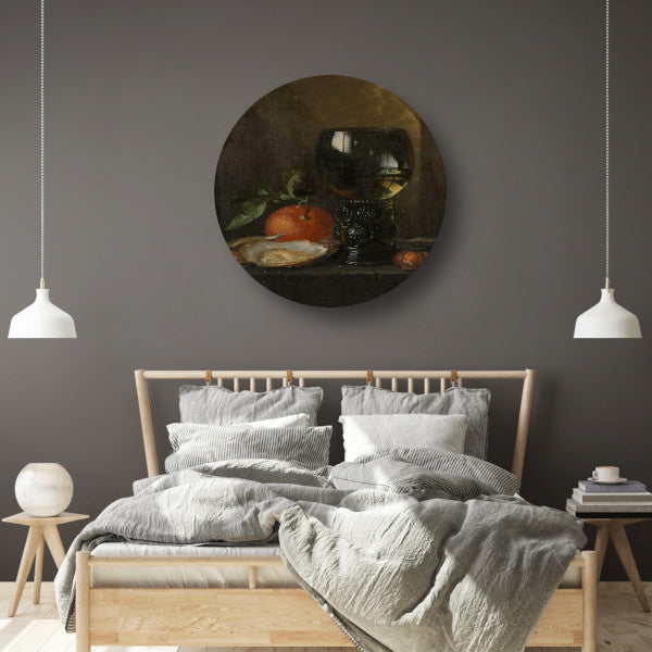 Oesters en wijn - Jan Davidsz. de Heem forex muurcirkel