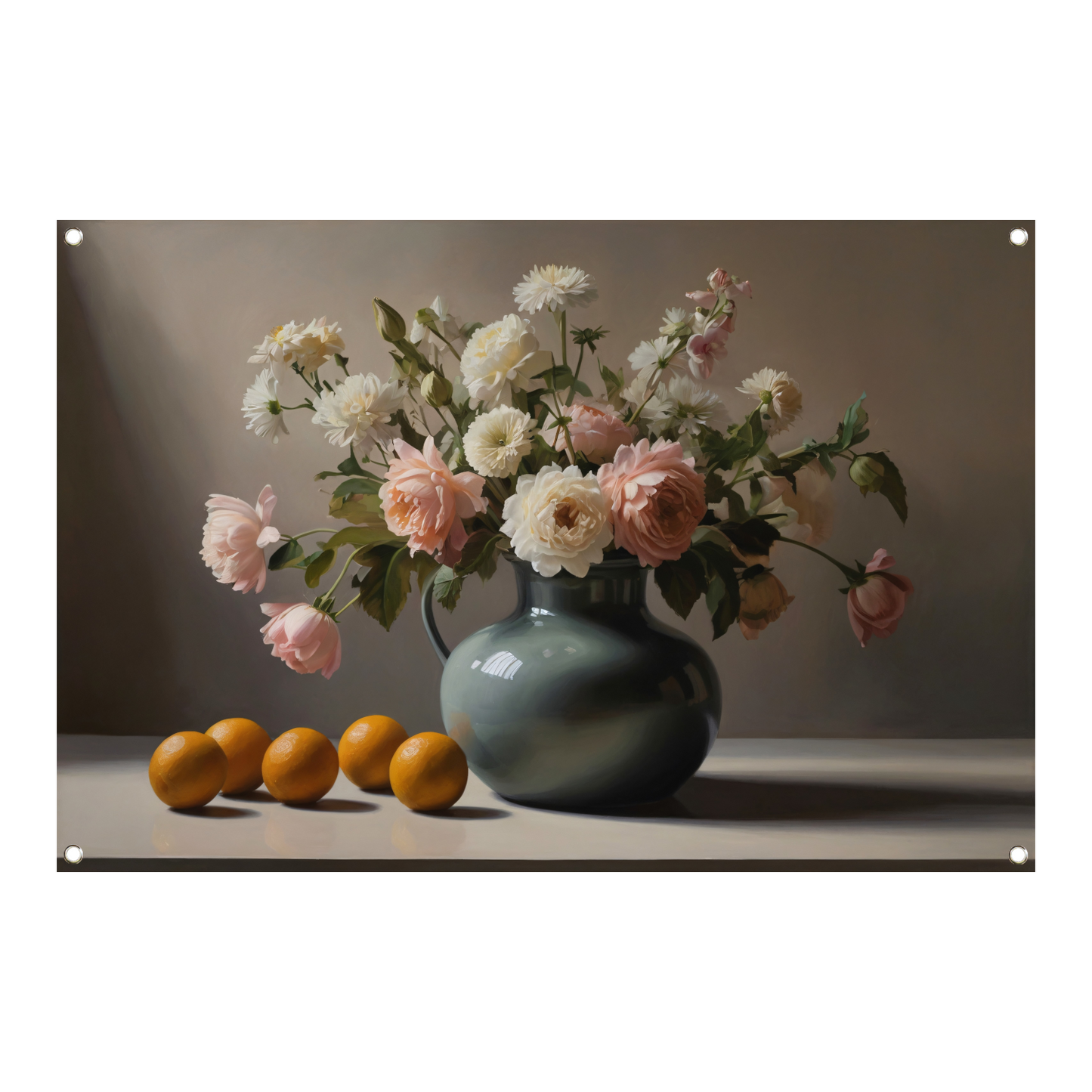 Stilleven met Bloemen en Citroenen tuinposter