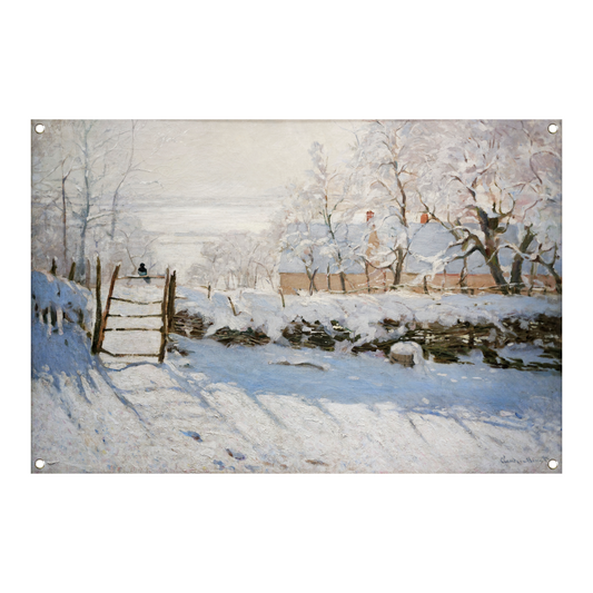 De Ekster - Claude Monet tuinposter