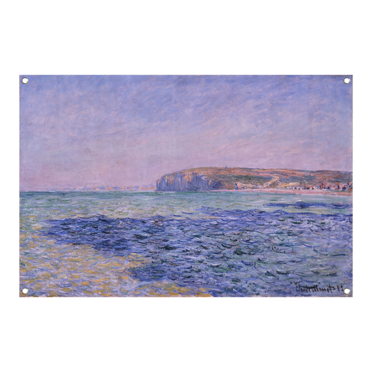 Schaduwen op de zee, De kliffen bij Pourville - Claude Monet tuinposter