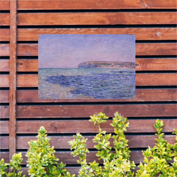 Schaduwen op de zee, De kliffen bij Pourville - Claude Monet tuinposter