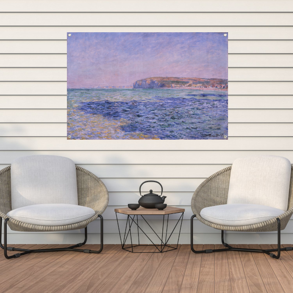 Schaduwen op de zee, De kliffen bij Pourville - Claude Monet tuinposter