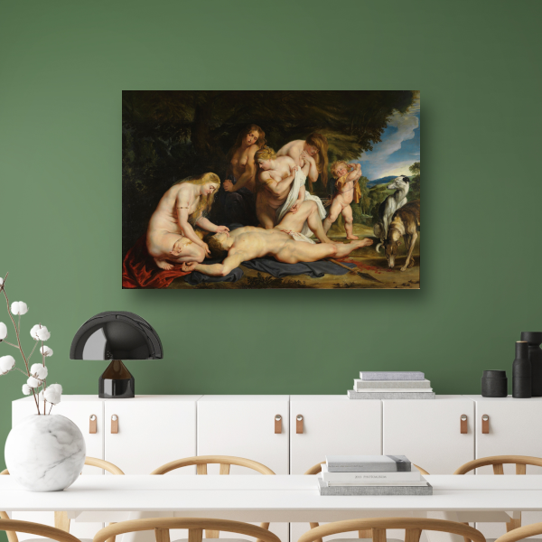 De dood van Adonis - Peter Paul Rubens poster