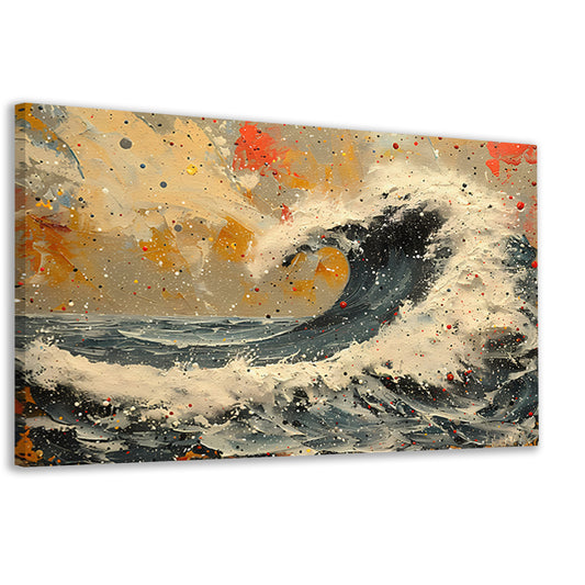 Impressionistische Zeegezicht canvas