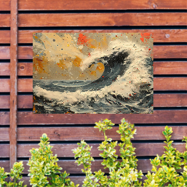 Impressionistische Zeegezicht tuinposter
