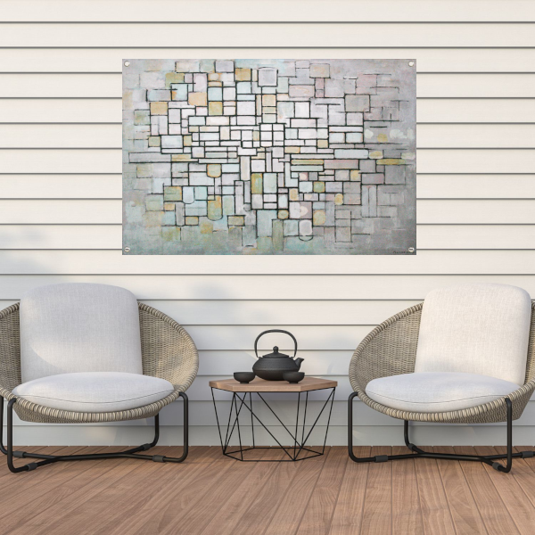 Samenstelling Nr. 11 - Piet Mondriaan tuinposter