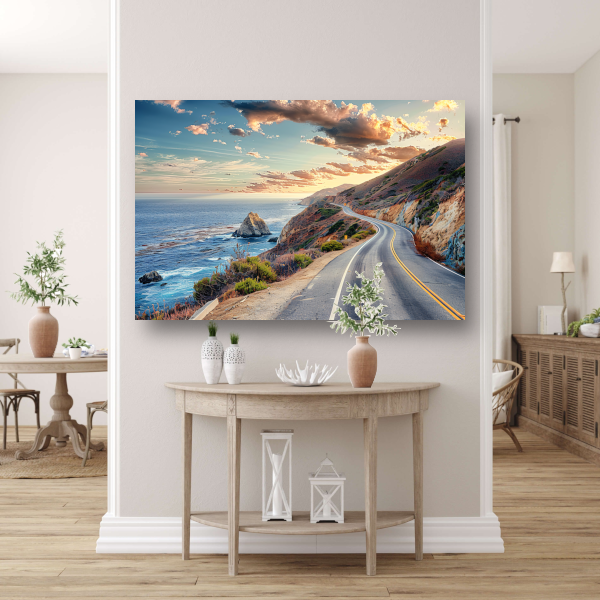 Impressionistieke Landschapsweg canvas