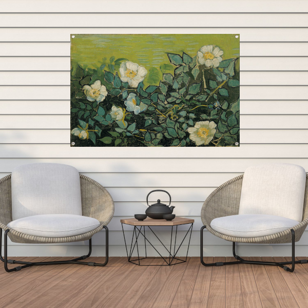 Wilde rozen - Vincent van Gogh tuinposter