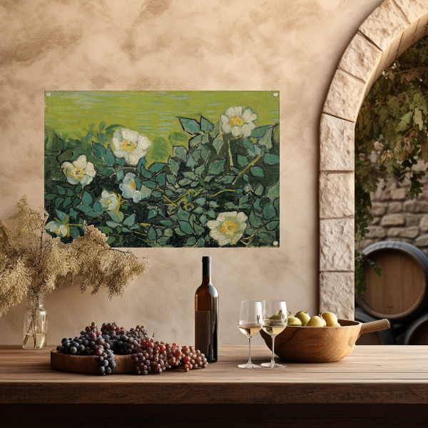 Wilde rozen - Vincent van Gogh tuinposter