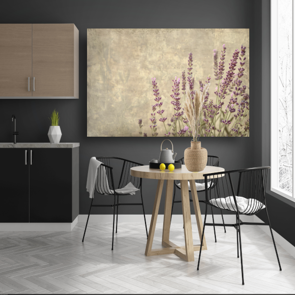 Paarse Lavendel in Bloei canvas