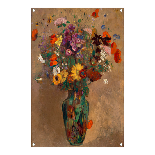 Groot boeket wilde bloemen - Odilon Redon tuinposter