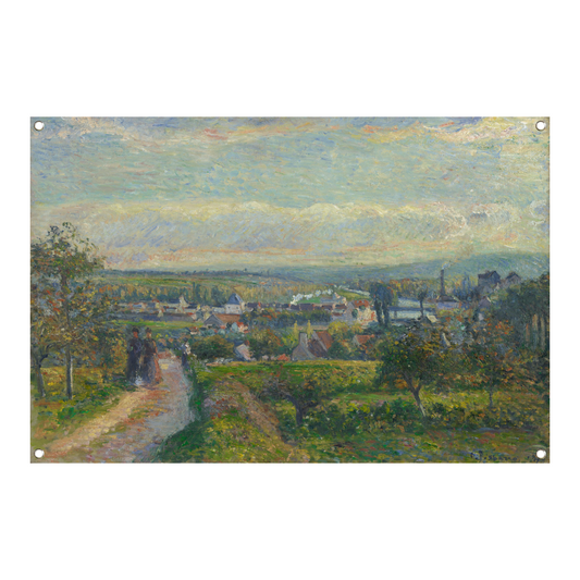 Uitzicht op Saint-Ouen-lAumône - Camille Pissarro tuinposter
