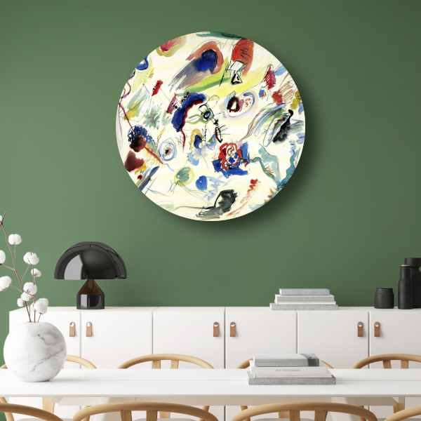Composition VI - Wassily Kandinsky aluminium muurcirkel