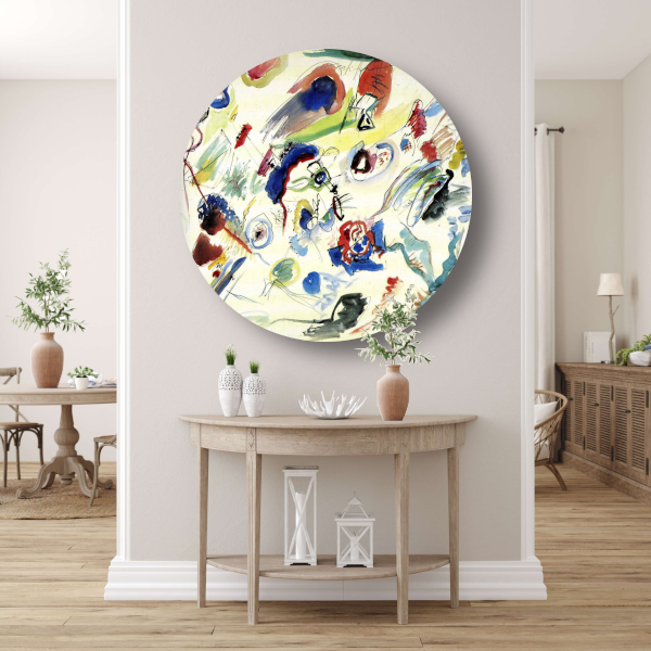 Composition VI - Wassily Kandinsky aluminium muurcirkel