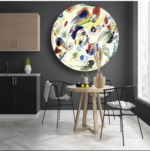 Composition VI - Wassily Kandinsky aluminium muurcirkel