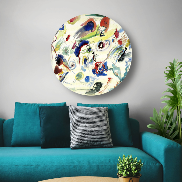 Composition VI - Wassily Kandinsky aluminium muurcirkel
